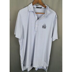 RLX Mens Golf Polo Shirt 2017 PGA Championship Quail Hollow Blue Stripe XL